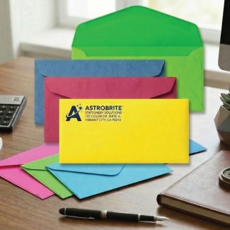 Printed Astrobright Envelopes Starting at $74.95 for 500 Printed Astrobright Envelopes Starting at $74.95 for 500